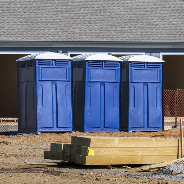 are there any restrictions on where i can place the portable toilets during my rental period in Overpeck OH